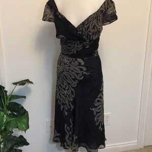 Ann Taylor Silk Dress Midi SZ 10 Perfect
